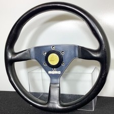 Momo Veloce Steering Wheel 340mm Leather Vintage 1994 Horn Button Jdm Momo Veloce Steering Wheel 340mm Leather Vintage 1994 Horn Button Jdm