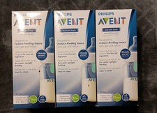 3 Philips Avent Anti Colic Air Free Vent 1M Baby Bottle, Clear, 9 oz P1