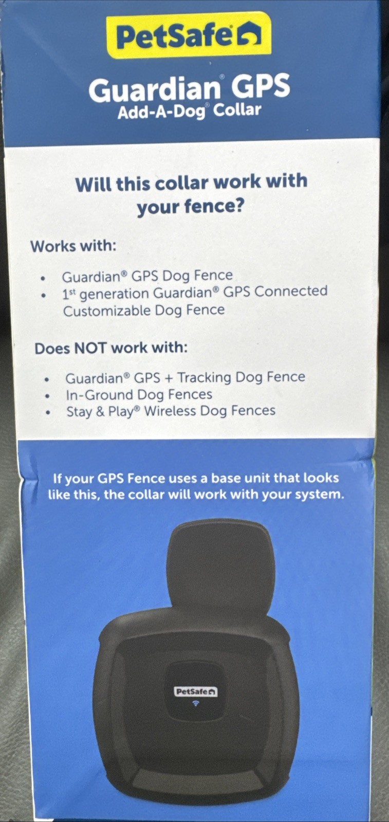 Pet Safe guardian GPS add a dog  collar  PIF00-17934
