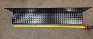 DGS Retail Shelf Crumb Catch Tray for Trade Fixtures Gravity Bins, 36"W x 9"T