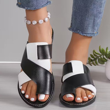 Breathable Slip-Resistant - Women's Flat Sandals - Soft And Comfortable Beach