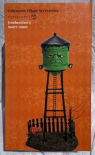 Dept 56 Halloween Village Frankenstein’s Water Tower #6007706 NIB