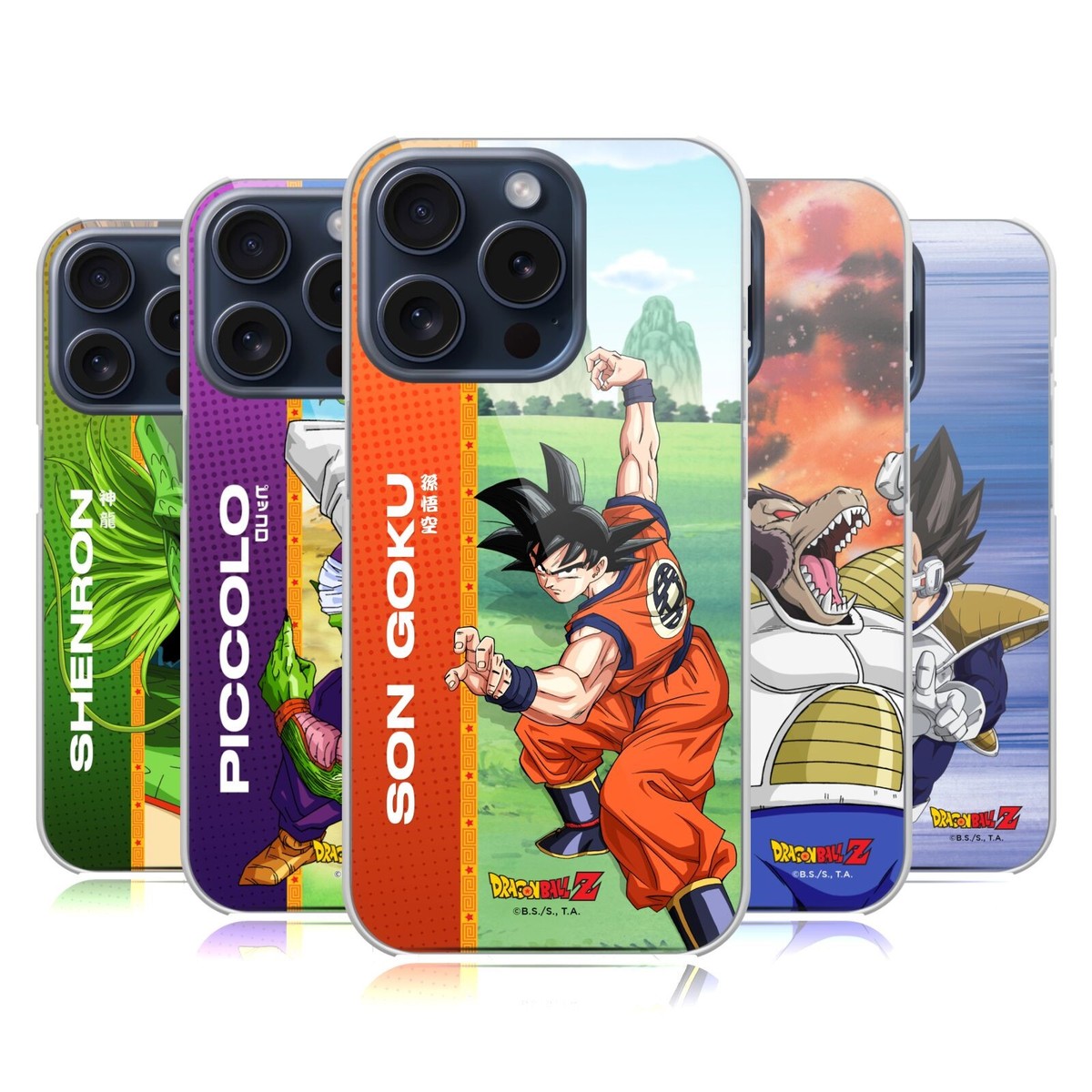 Cover per iPhone 11 Negro con un diseño de Dragon Ball Z Shenron y Bolas