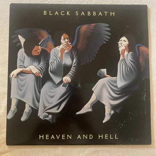 🔵 Vintage Vinyl Record LP Music Album Stereo - Black Sabbath Heaven And Hell