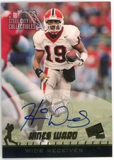 Hines Ward 1998 Press Pass Rookie Autograph Card. rookie card picture