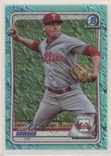 2020 Bowman Chrome Prospects Aqua Shimmer Refractor /125 Spencer Howard 7i2