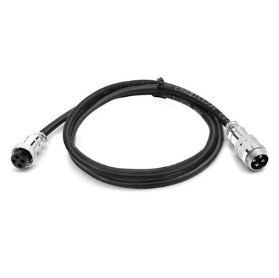 6.56Ft 2M GX20 4Pin Female to Male Aviation Connector Cable 7A/250V 20mm AWG18