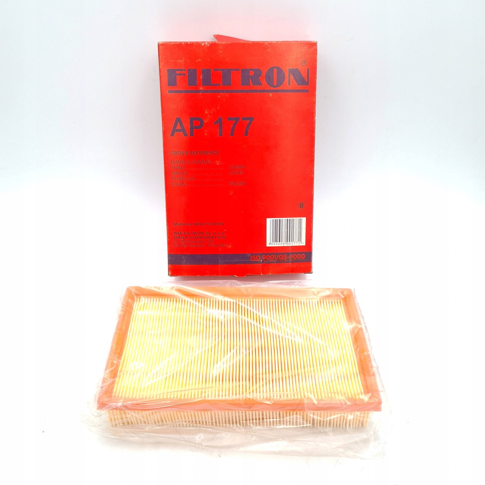 Filter Filtertron AP 177 rectangular 1 piece