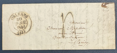 Letter From ORLEANS To PARIS / 1840 / Stamp Type 13