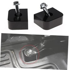 1'' Seat Spacer Lifting Rear of Front Seats, Adjustable Driver Passanger Black