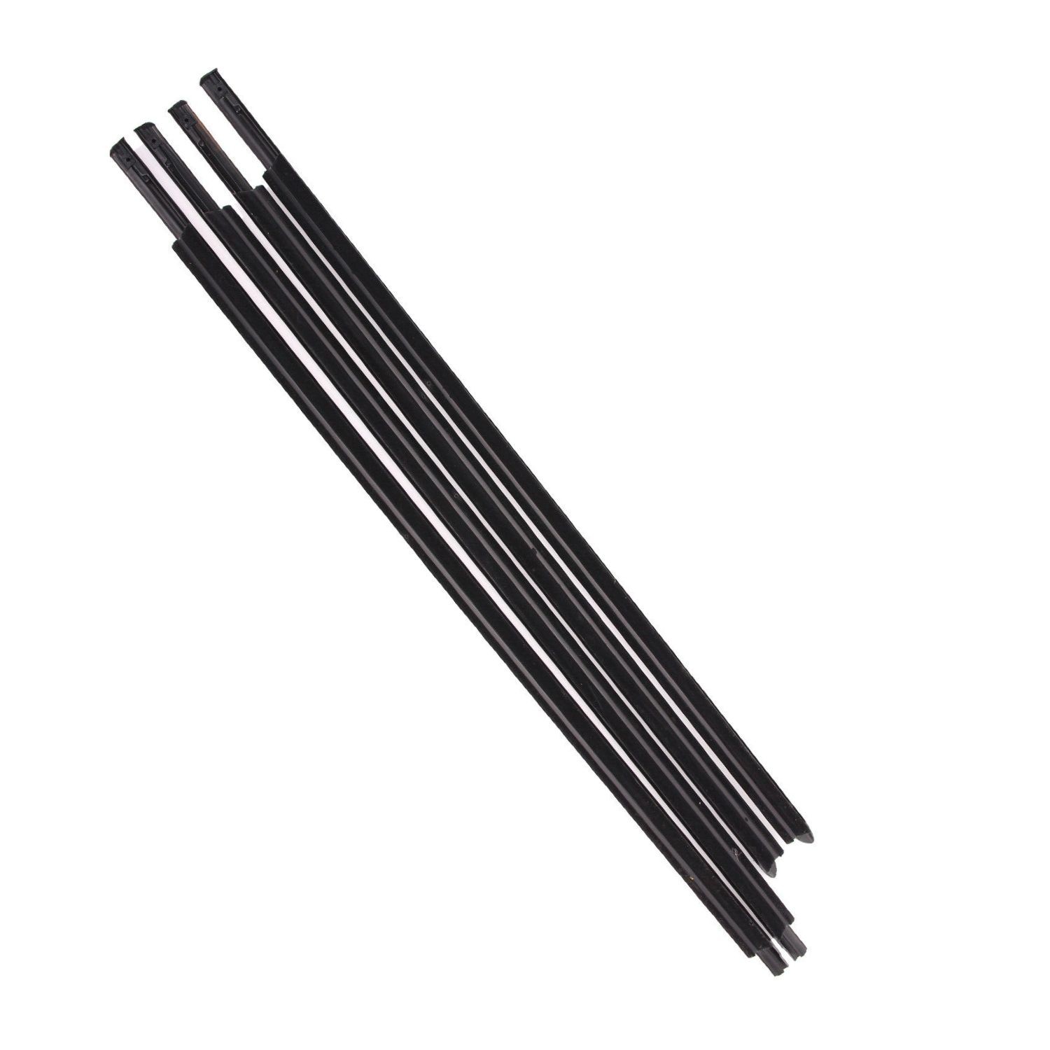 4Pcs Left Right Front Rear Door Outer Belt Weatherstrip Fit for Dodge Ram 1500