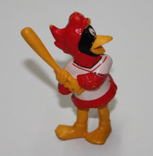 Vintage - 1988 - St. Louis Cardinal - Fredbird - PVC Figure - Plastiques Gagnon