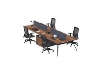 GroßEr Arbeitstisch BüRotische ArbeitszimmermöBel Massivholz MöBel Luxus