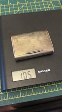Sampson Mordan Silver Tobacco Tin Cigarettes Hallmarked 1912 105g NOT SCRAP  
