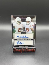 2025 Matthew Golden & Ryan Winfield Texas Longhorns Leaf Metal Dual Auto /25
