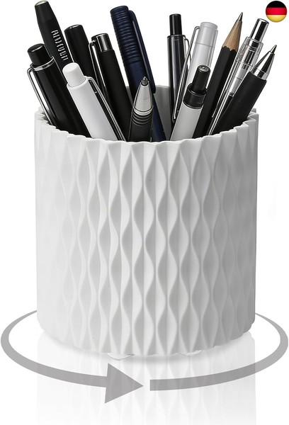 Stifte Organizer, Schreibtisch Organizer Mit 360° Drehfunktion Stiftehalter Mit-image