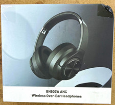 BN903A ANC Bluetooth Wireless Over-Ear Headphones Active Noise Cancel Black