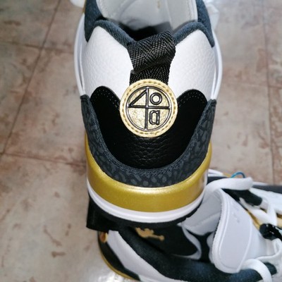 Nike Jordan spizike low, ohne Karton, GR 46; US12; White black metallic gold