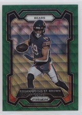 2023 Panini Prizm Green Wave Prizm Equanimeous St Brown #53 18ap