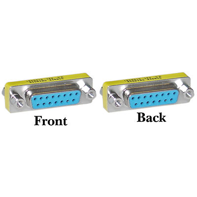 Apple/Mac Mini Gender Changer, DB15 Female to DB15 Female  31D2-02400