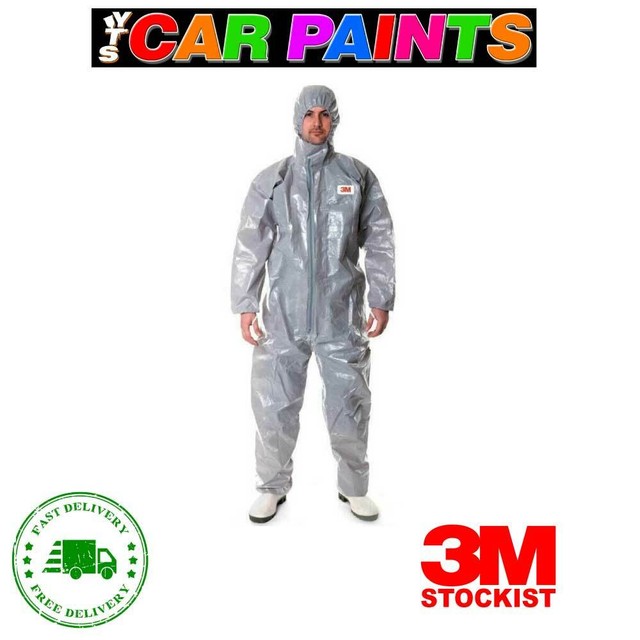 Ten 3M 4570 Disposable Coverall Type 3/4/5/6 Chemical Resistant Overall