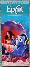 Grand Opening The Seas With Nemo & Friends Epcot 2006 Fold Out Park Map & Guide