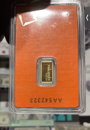 1 Gram Valcambi Suisse .9999 Fine Gold Bar in Assay - Picture 4 of 7