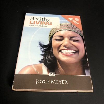 Healthy Living Spirit Soul and Body by Joyce Meyer DVDs 4 Teachings on 2 DVDs
