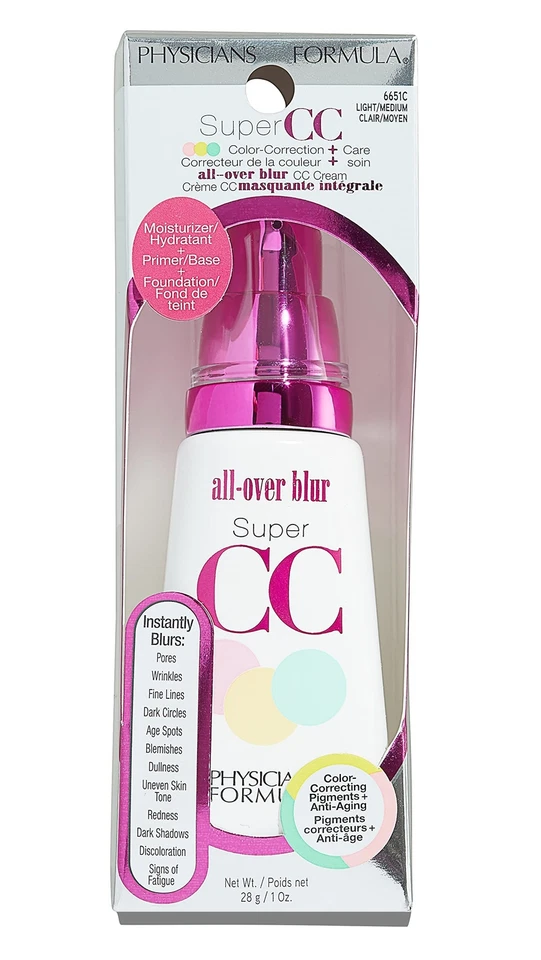 Physicians Formula Super CC+ Cream Foundation SPF 30, Light Medium, Dermatolo... - Image 2 of 4