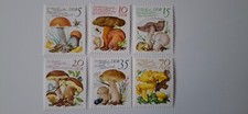 Znaczki NRD 1980 Europejskie grzyby jadalne Mi 2551-56 czyste