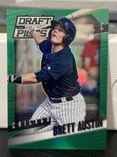 Brett Austin 2014 Prizm Draft Picks Green Prospect 28 White Sox #’d /35