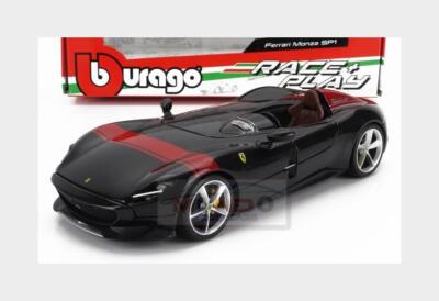 1:24 BURAGO Ferrari Monza Sp1 2018 Black Red BU26027BK Modellbau