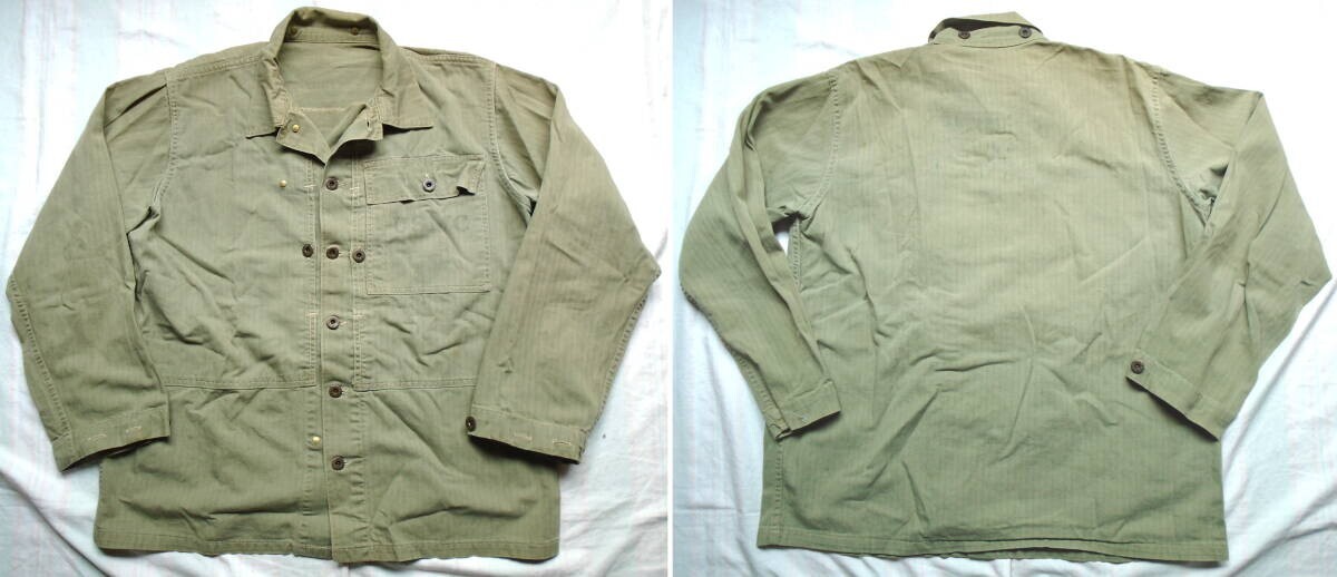 P-44 USMC HBT ジャケット US ARMY 40s P41 47 Authentic US WWII Marine Corp P41 HBT Jacket USMC WW2