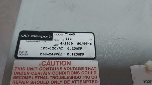 Oriel Electronic Shutter Model 71445 Netzteil Preisvorschläge machen! UPS Versand! - Bild 3 von 3