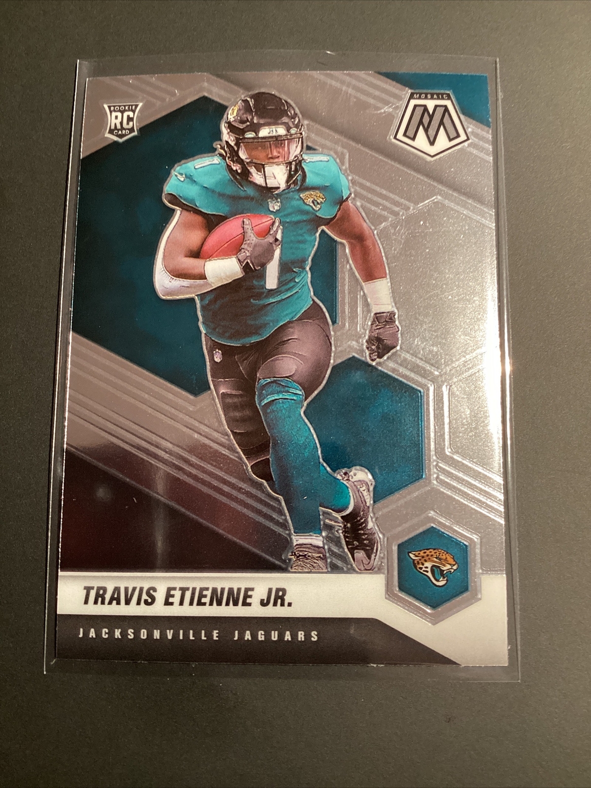2021 Panini Mosaic Football #314 TRAVIS ETIENNE JR. Silver Prizm RC