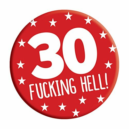 Значок LimaLima на 30-й день рождения, 30 сегодня, 76-миллиметровая булавочная пуговица, Новинка, подарок для мужчин и женщин, для него