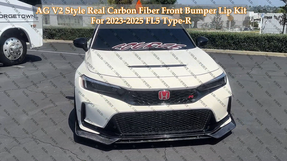 For 2023-26 Civic Type-R FL5 AG V2 Style Carbon Fiber Front Bumper