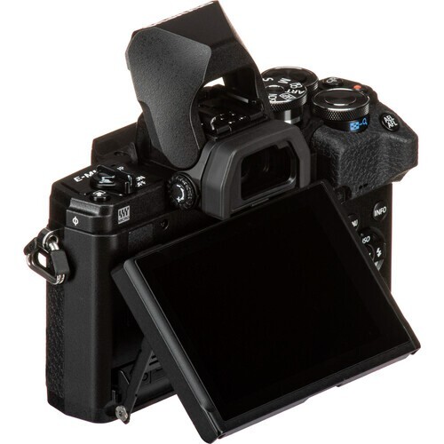 Olympus OM-D E-M10 Mark IV 20.3MP Mirrorless Camera - Black