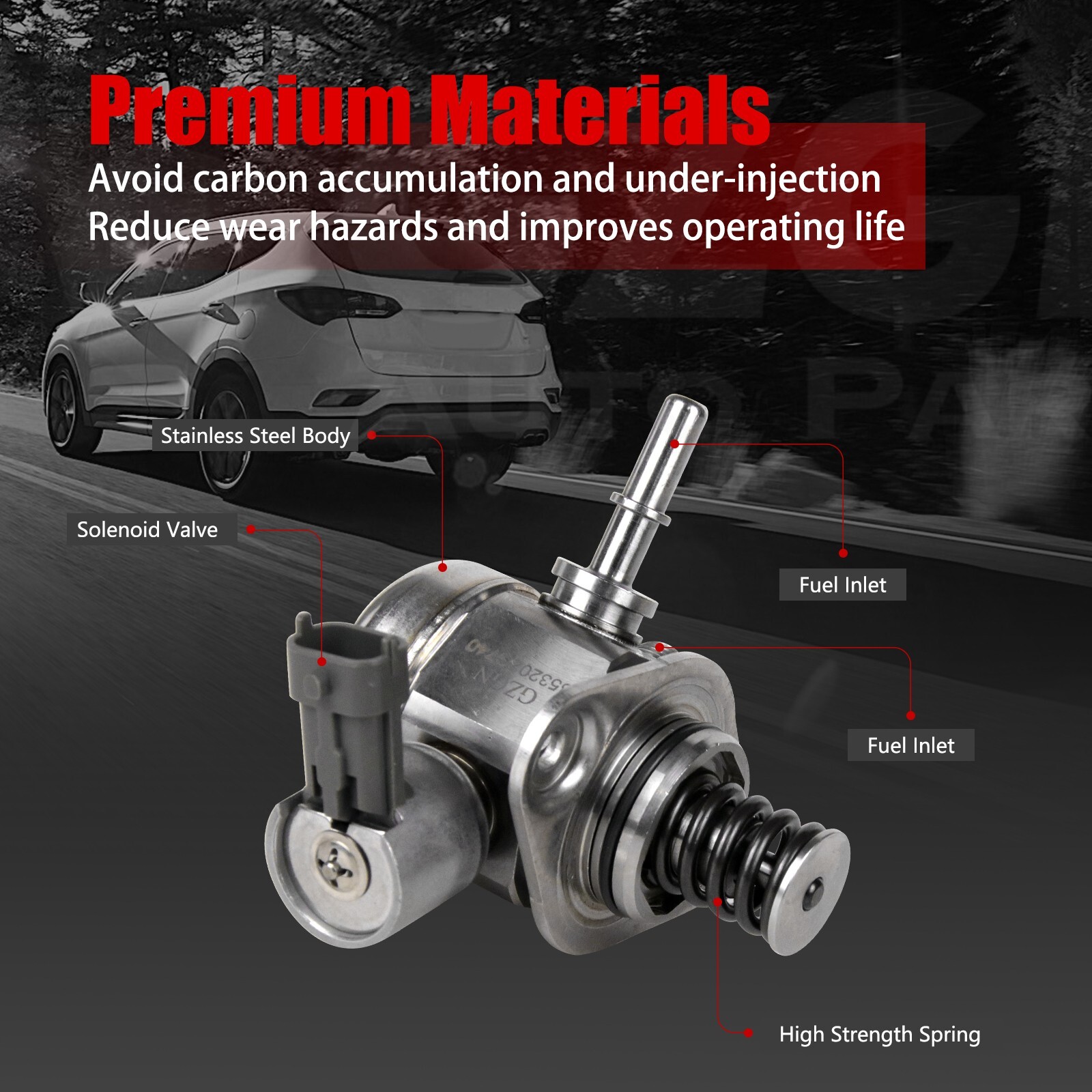 High Pressure Fuel Pump for Hyundai Tucson Sonata Santa Fe Sport Kia Optima