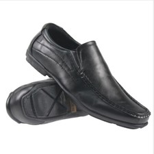 MENS SHOES CASUAL FORMAL WORK BOOTS FAUX LEATHER BOYS SCHOOL SHOES TRAINERS NEW