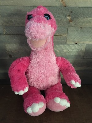 pink dinosaur plush toy