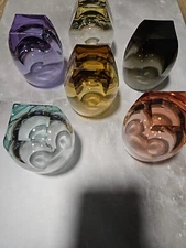 6 Pc Moser crystal Set