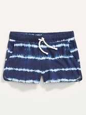 Old Navy Kid Girls Printed Dolphin-Hem Jersey Shorts Size XS 5 or Small 6-7 