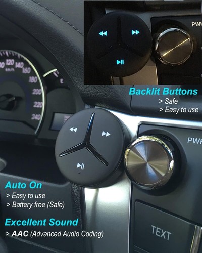 Bluetooth Car Kit with AAC for Music Streaming Handsfree Calls,Aux Bluetooth ... - 第 5/8 張圖片