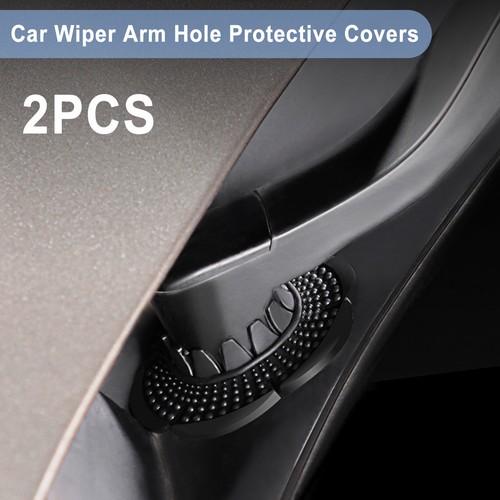 Car 2PCS Wiper Arm Bottom Hole Protective Covers Windshield Wiper Hole