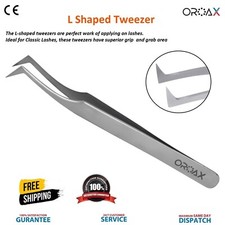 L-Type Tweezers for 3D 6D Russian Volume Eyelash Beauty Extension Tools