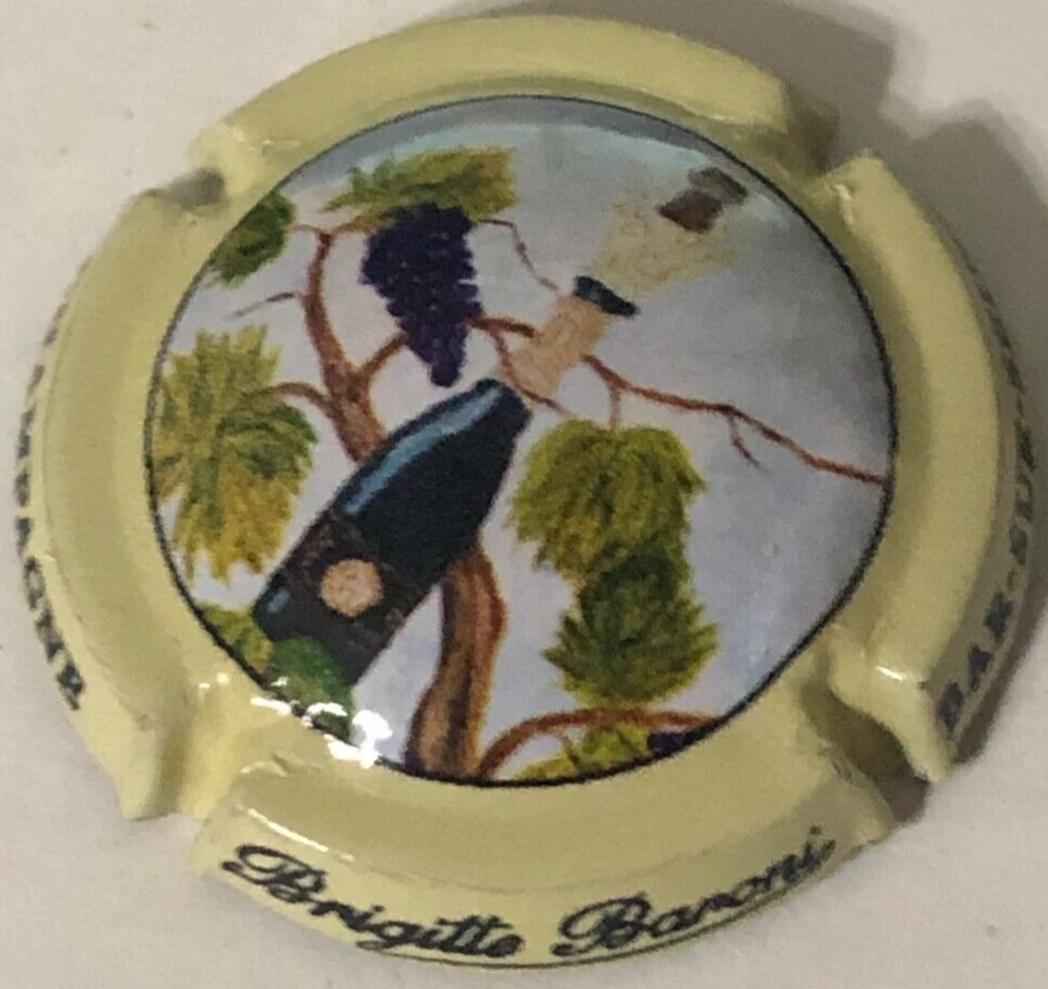 Capsule de champagne BARONI Brigitte (54. contour crème) - Photo 1/1