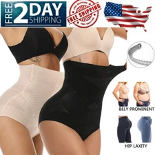 Shaperin Slimming High Waist Body Shaper Tummy Tuck instantly Control Panty US