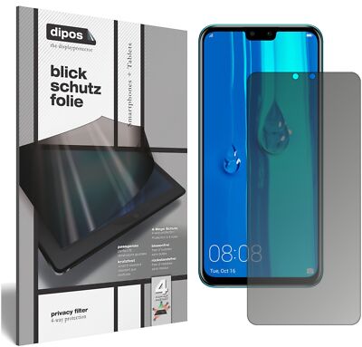 Huawei Enjoy 9 Plus Blickschutzfolie matt Schutzfolie Folie Display Schutz dipos