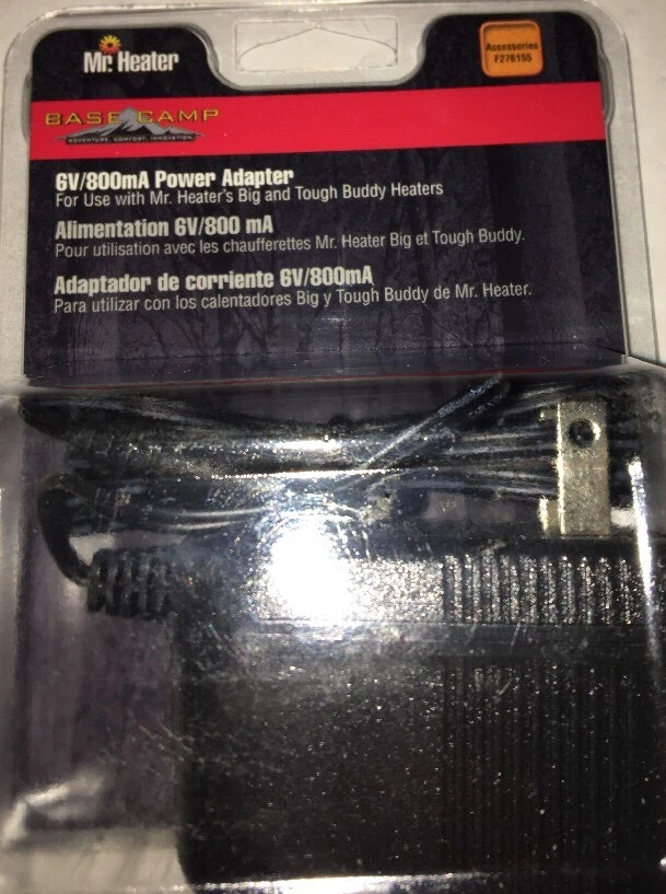 Mr Heater 6Volt 800mA Power Adapter For Use W Big u0026amp; Tough Buddy Heaters-#F276155  | eBay